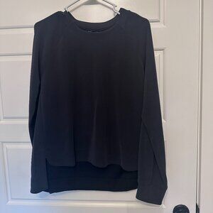 Atheleta Seasoft Crewneck Sweatshirt Size M Black